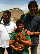 GIORGIO CON FIGLIO E RINGO - LUGLIO 2012